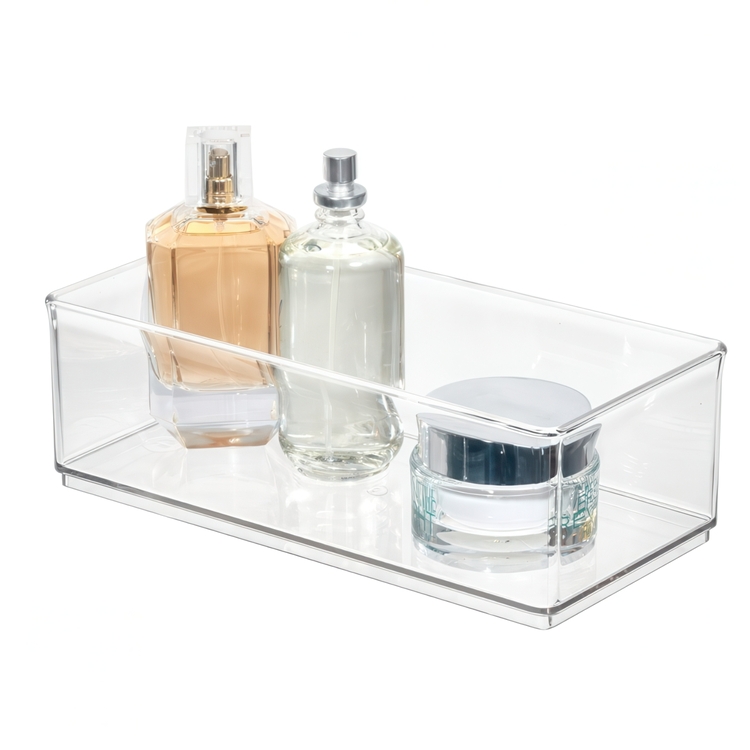 Storage Box, THE HOME EDIT LARGE BIN ORGANIZER, 24,1 x 12,1 x H 8,3 cm, Transparent