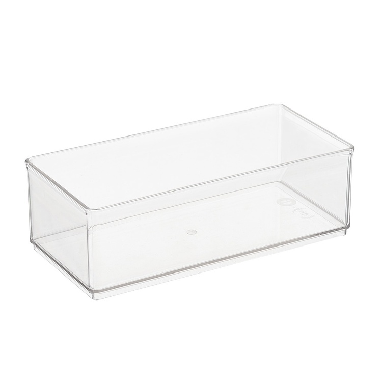 Storage Box, THE HOME EDIT LARGE BIN ORGANIZER, 24,1 x 12,1 x H 8,3 cm, Transparent