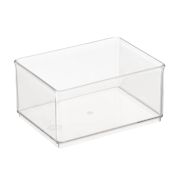Storage Box, THE HOME EDIT MEDIUM BIN ORGANIZER, 16,5 x 12,1 x H 8,3 cm, Transparent