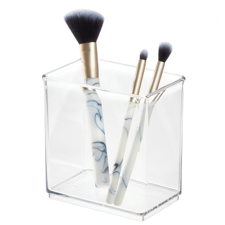 Storage Box, THE HOME EDIT TALL BIN ORGANIZER, 12,1 x 8,3 x H 12,7 cm, Clear