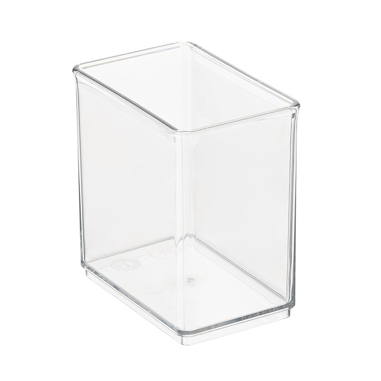 Storage Box, THE HOME EDIT TALL BIN ORGANIZER, 12,1 x 8,3 x H 12,7 cm, Clear