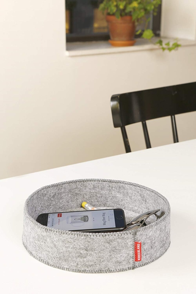 Storage trays, Set of 2, CATCH-ALL TRAYS, Grey