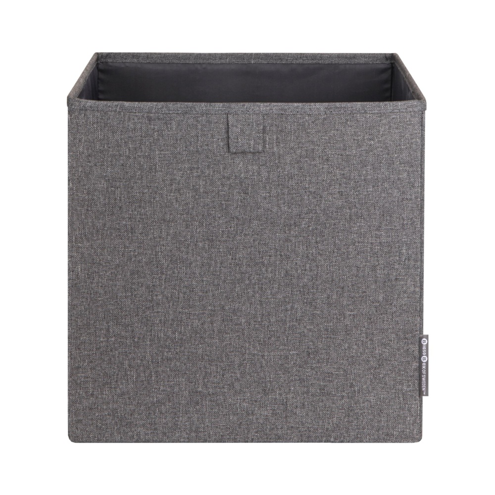 Storage basket, BIGSO CUBE, 31,5 x H 31,5 cm, Grey