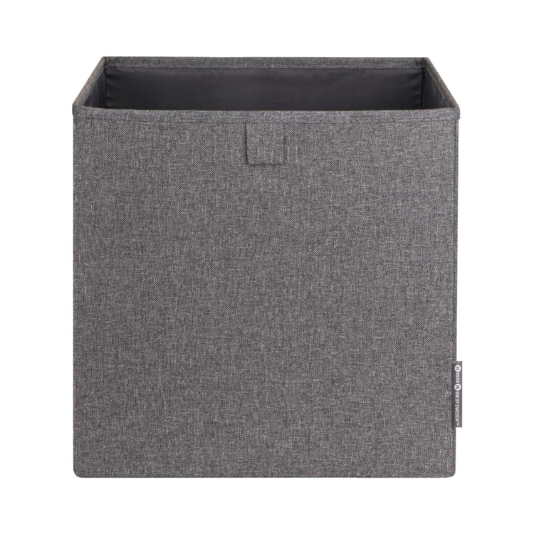 Storage basket, BIGSO CUBE, 31,5 x H 31,5 cm, Grey