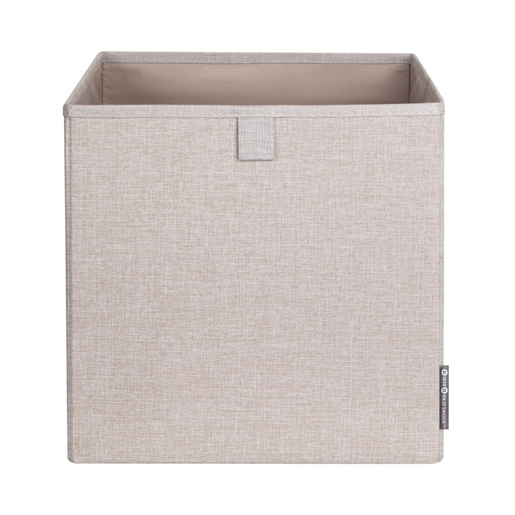 Storage basket, BIGSO CUBE, 31,5 x H 31,5 cm, Beige