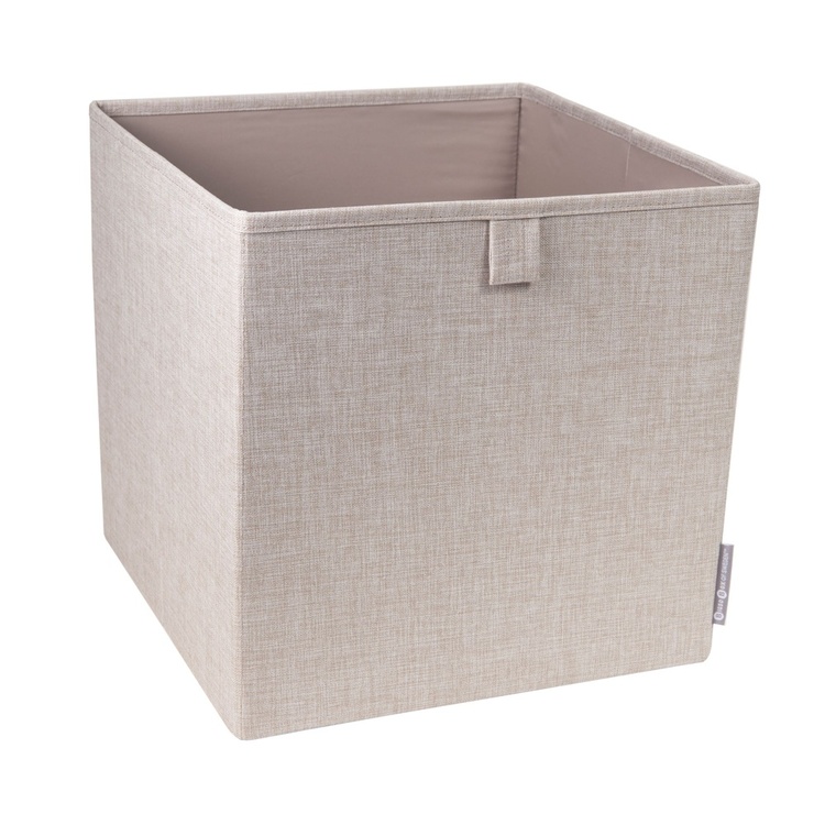 Storage basket, BIGSO CUBE, 31,5 x H 31,5 cm, Beige