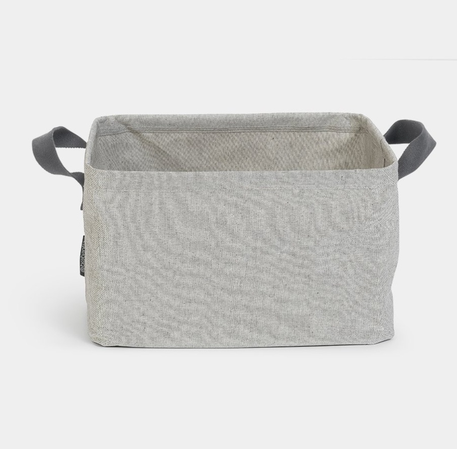 Storage Basket, Foldable, BRABANTIA, 37 x 44 x H 26 cm, Beige-Grey