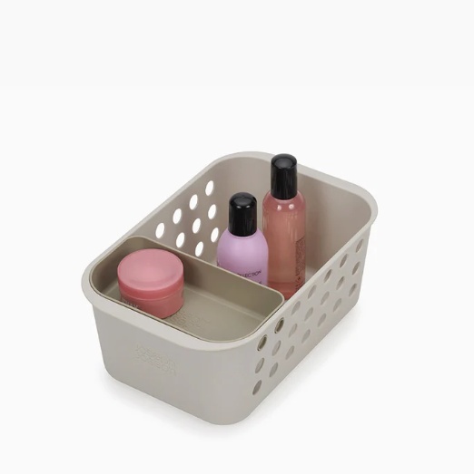 Storage Basket, EASY STORE COMPACT, 18,5 x 29 x H 13,3 cm , Joseph Joseph, Light grey