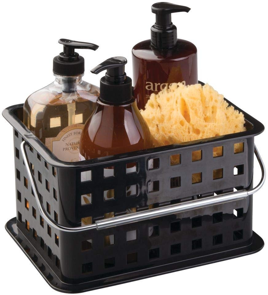 Storage basket, stackable, SPA, 17 x 22 x h 13 cm, Black