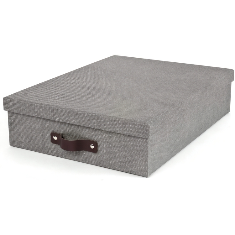 Storage box A4 +, BIGSO OSKAR CANVAS, 35 x 26 x H 8,5 cm