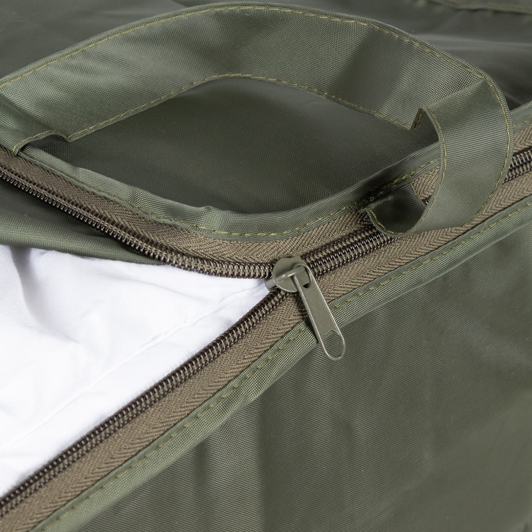 Box for quilts, Soft, ECOLOGICAL GREEN, 70 x 50 x H 30 cm, Green