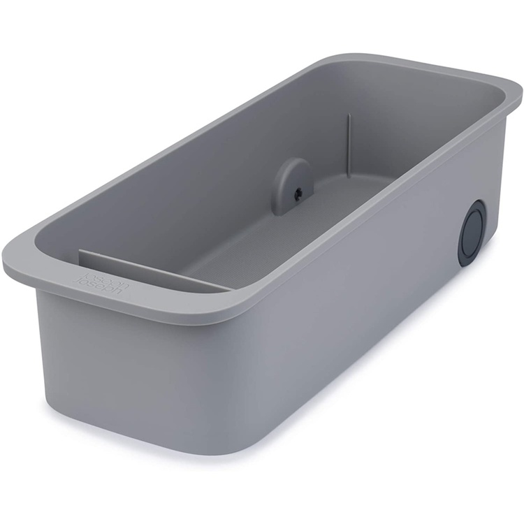 Storage Caddy with easy pull wheels, EASY ACCSESS, 46 x 17 x H 11 cm, Joseph Joseph, Grey