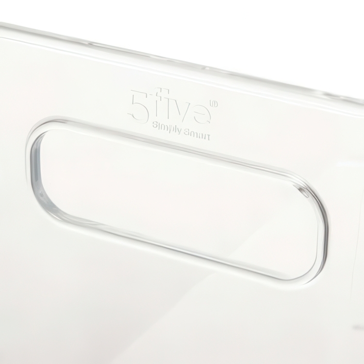 Storage Box in clear plastic, SELENA, 31 x 15 x H 15 cm, Clear