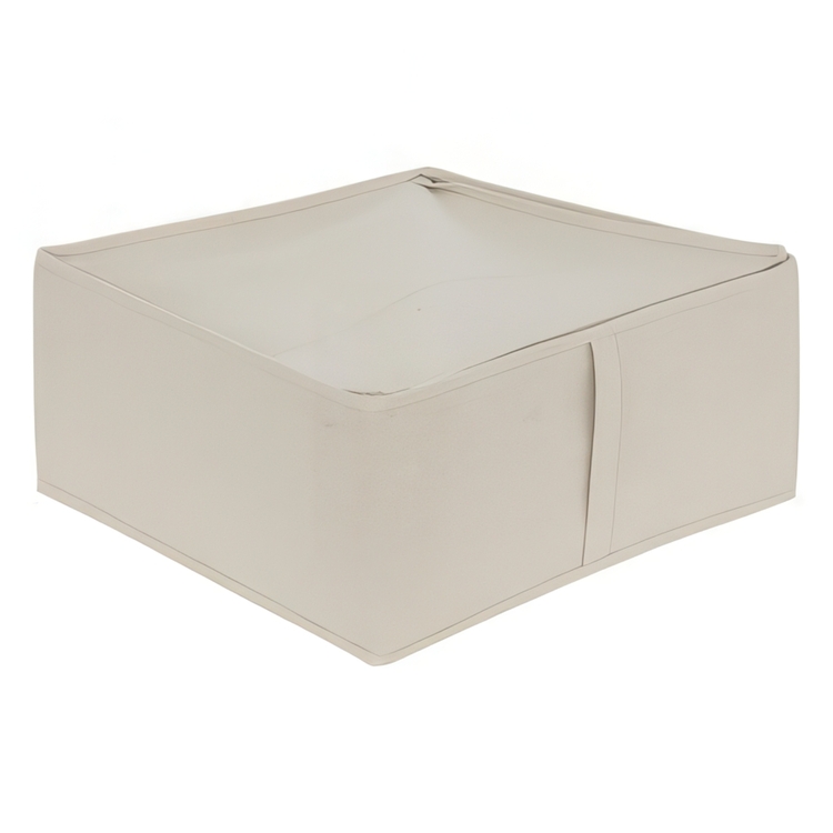 Storage Box, DRESSY RIGID BOX, 44,5 x 45,5 x H 20 cm, Beige
