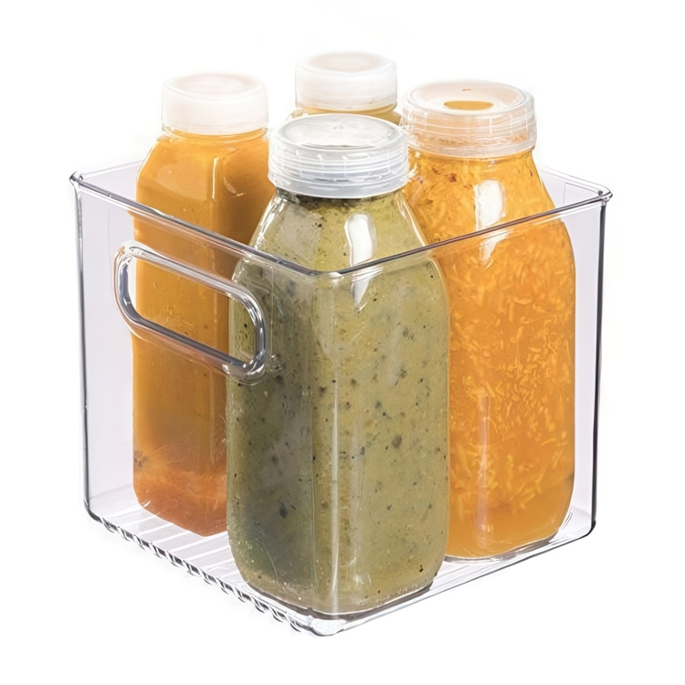 Storage Box, Square, ID PANTRY BINZ, 15 x 15 x H 15 cm, Transparent