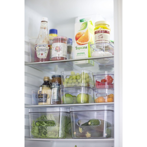 Storage Basket, SMARTSTORE COMPACT SQUARE LARGE, 20 x 20 x H 16 cm, Clear
