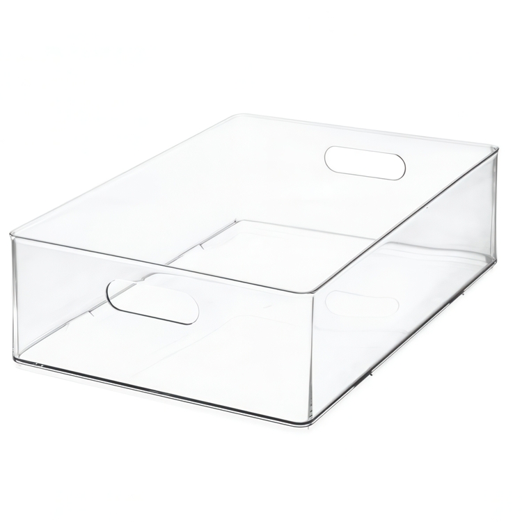 Storage Box, THE HOME EDIT ALL PURPOSE BIN, 25,4 x 38,1 x H10,8 cm, Clear