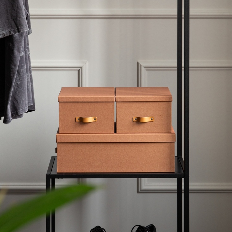 Storage boxes, Set of 3, BIGSO INGE RESTORE