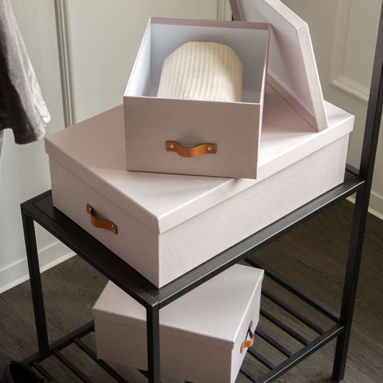 Storage boxes, Set of 3, BIGSO INGE RESTORE