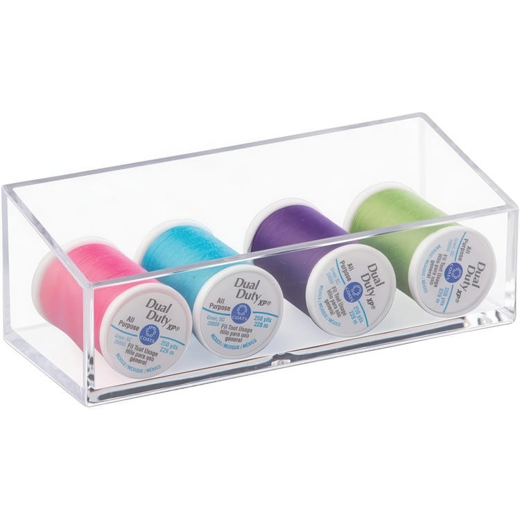 Storage Box, COUNTER TOP ORGANISER, 15 x 6 x H 5 cm, Clear