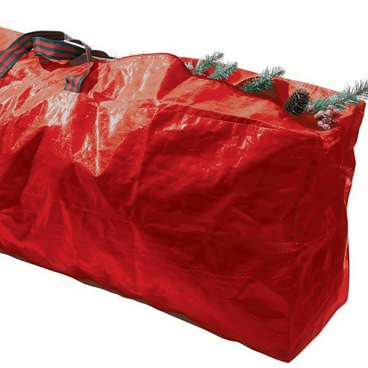 Storage bag, CHRISTMAS TREE, 120 x 30 x H 43 cm, Red