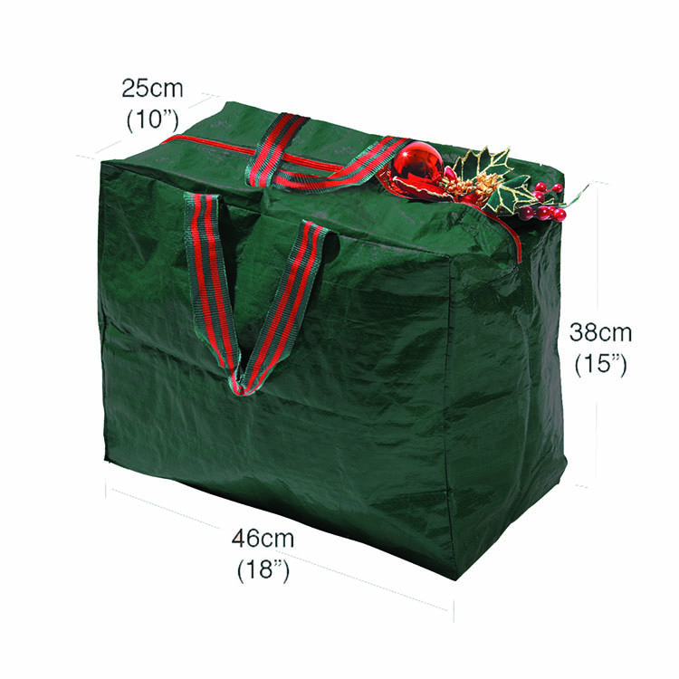 Storage bag for Christmas decorations, 46x25x38 cm