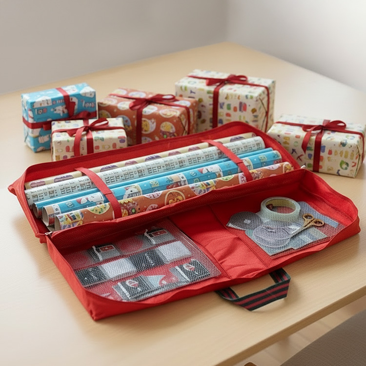 Storage bag for wrapping paper, 76x13x25 cm