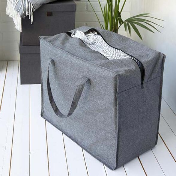 Storage bag, BIGSO SOFT STORAGE, 60 x 30 x H50 cm, Grey