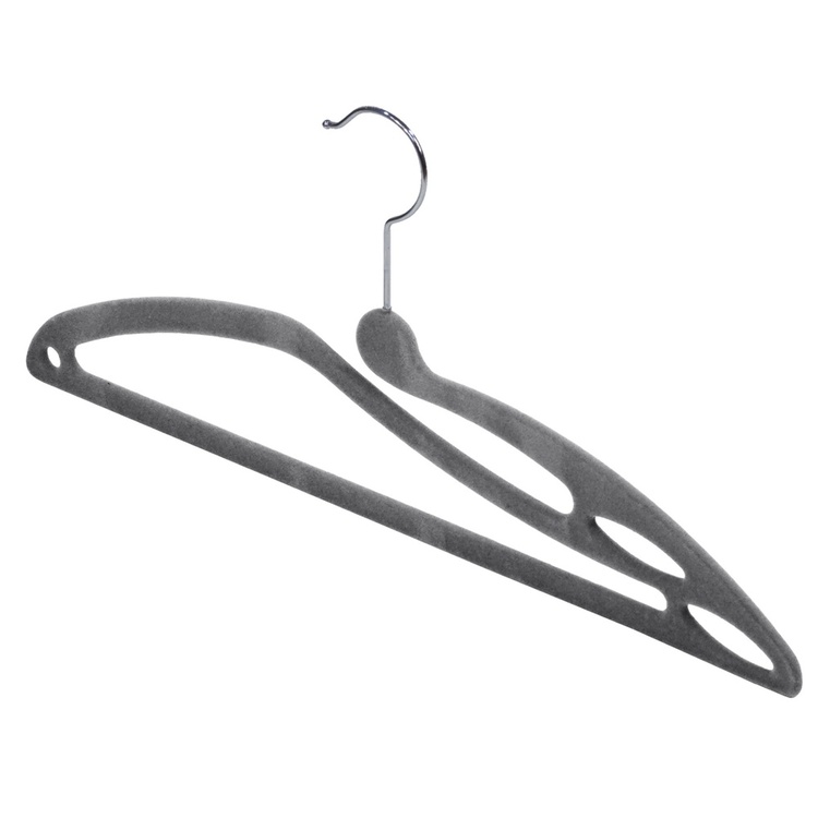Hangers for T-shirts, 3 pcs, NO STRETCH HANGER, 41 cm, Grey