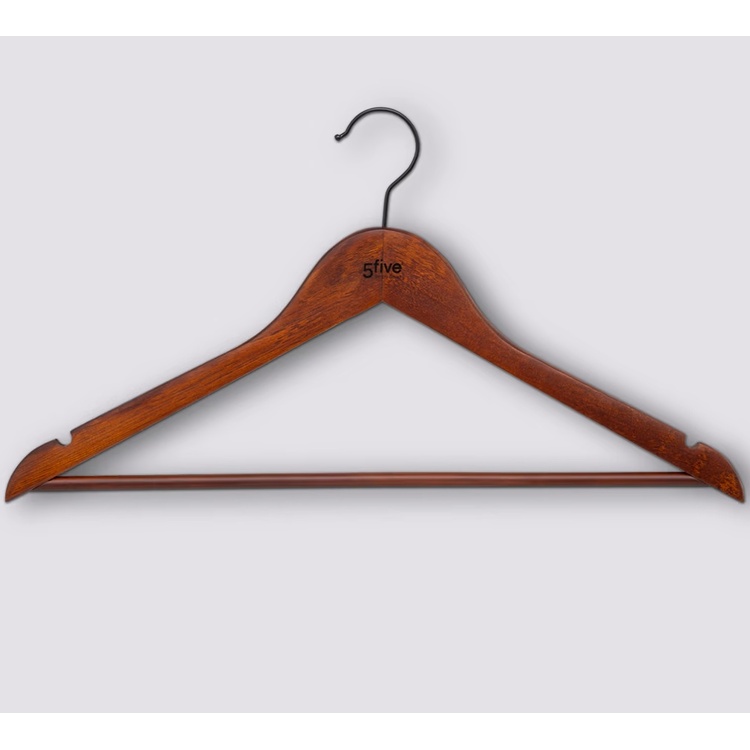 Hangers in Wood, Set of 2, THE ORGINAL, 45 cm, Brown