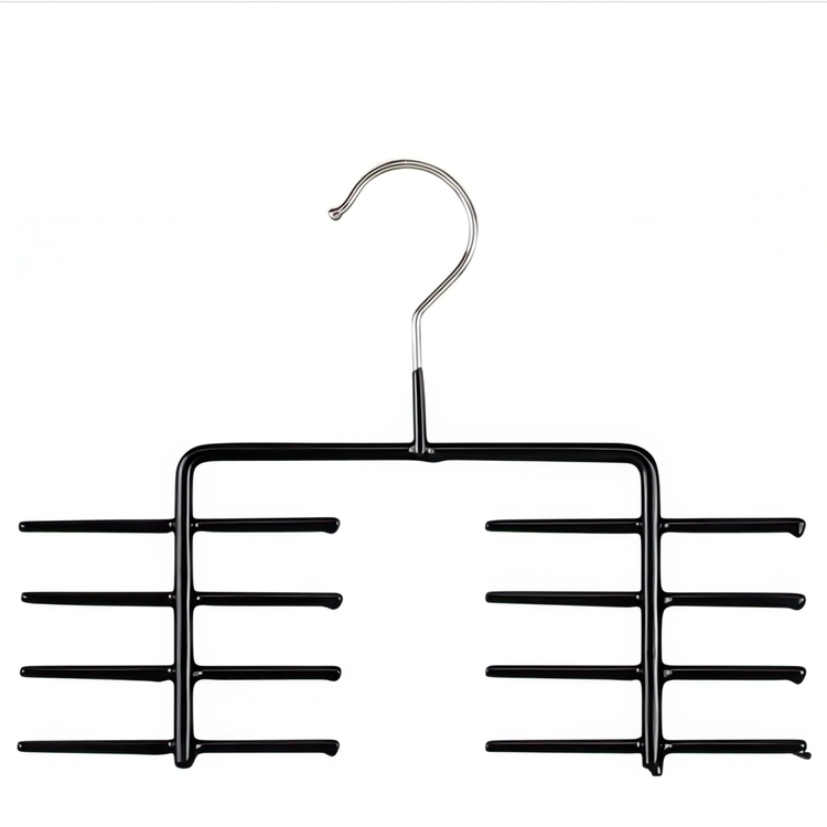 Hangers for 16 ties, MAWA KRAWATTENHALTER, 25cm, Non-Slip, Black