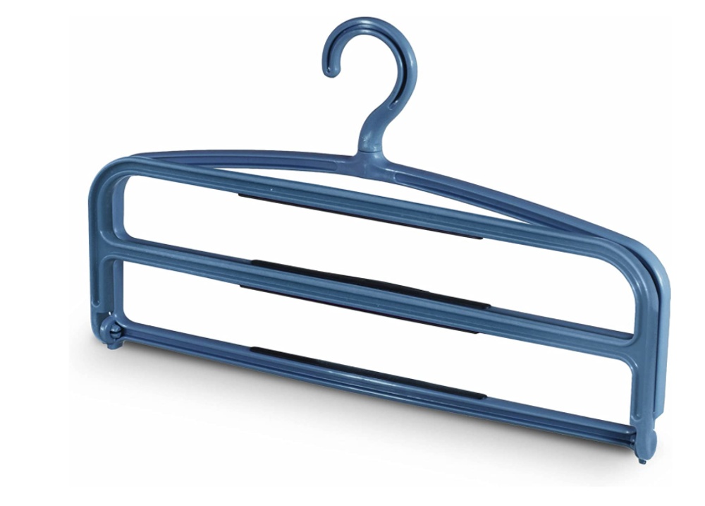 Hanger for pants, 4 Tier, ANTI-SLIP, 40 x H 37 cm, Grey