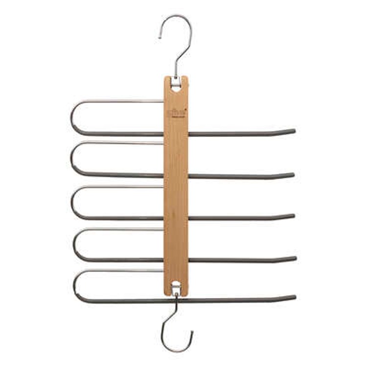 Space-saving trouser hanger 5 pairs of trousers