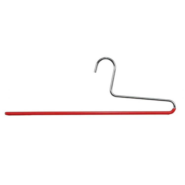 Hanger for Trousers, Anti-Slip, MAWA HOSENBÜGEL, 35 cm, Red / Silver