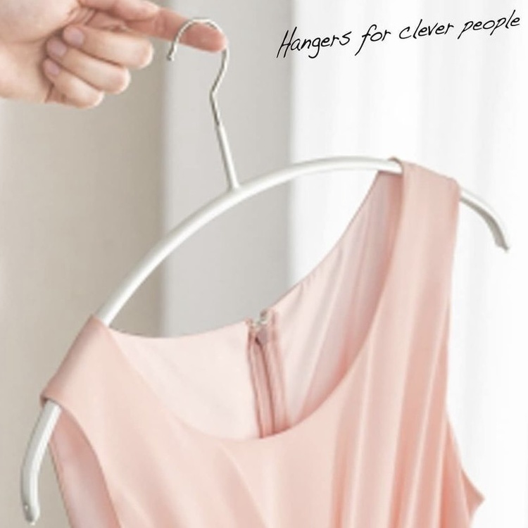 Hanger for Sweaters and T-shirts. MAWA OBERTEILBÜGEL, 36 cm, White