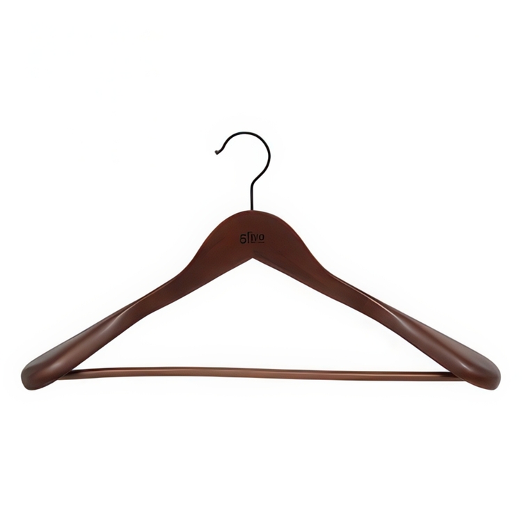 Wood hanger for suits, THE ORGINAL WIDE SHOULDER, 45 cm, Nature