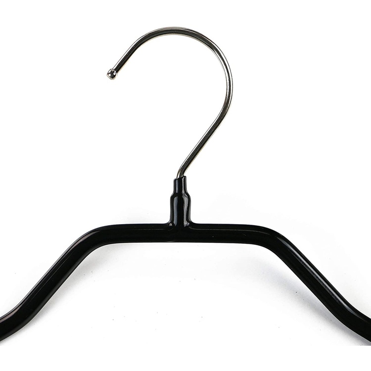 Hanger, Anti-Slip, MAWA SILHOUETTE BASIC XL, 45 cm, Black