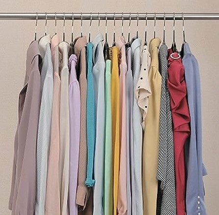 Hanger, Extra thin, Anti-Slip, MAWA SILHOUETTE LIGHT, 42 cm, Grey-Beige