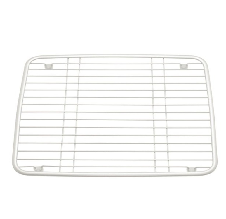 Sink Mat, SINK PROTECTOR GRID, 26 x 33 cm, Silver-white