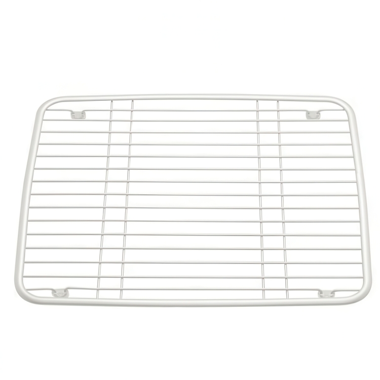 Sink Mat, SINK PROTECTOR GRID, 26 x 33 cm, Silver-white