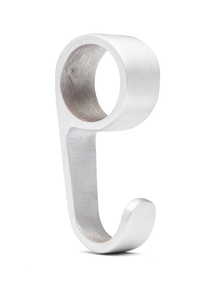 Closet rod hooks, HABO ELEGANT, Set of 2, Aluminum