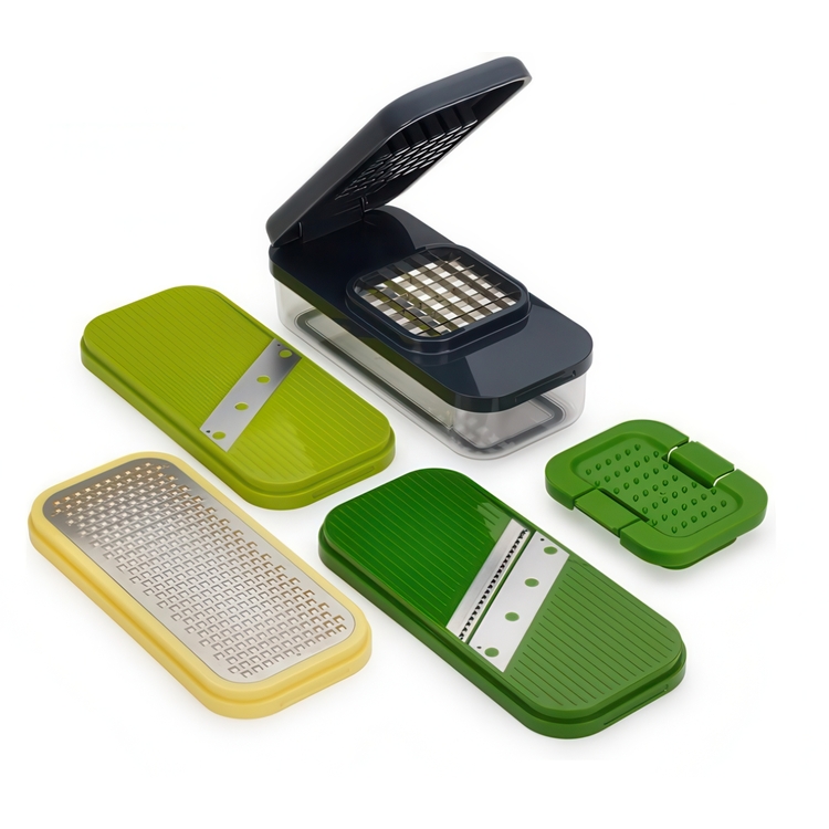 Chop, Grate and Slice, 4-IN-1 MULTI-PREP, Joseph Joseph, Green / Yellow