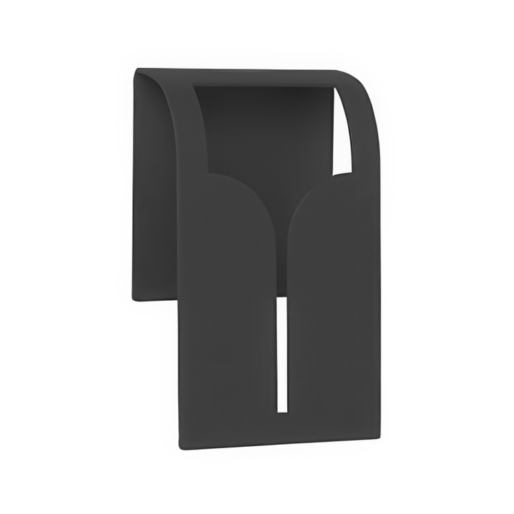 Towel holder in Steel, Self-adhesive, BLOMUS BOGO TOWEL CLIP, 5 x 2.5 x H 8 cm, Black