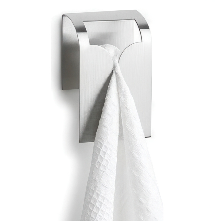 Towel holder in Steel, Self-adhesive, BLOMUS BOGO TOWEL CLIP, 5 x 2.5 x H 8 cm, Black