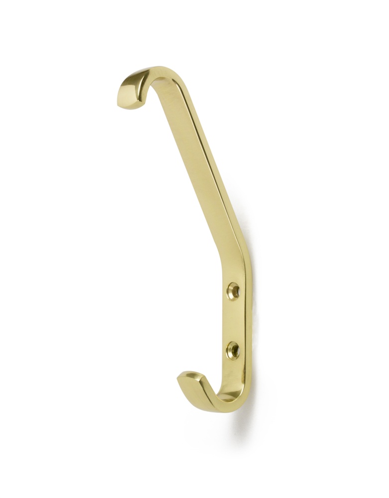 Hat hook, SKOLKROK 1020, 13 cm, Brass