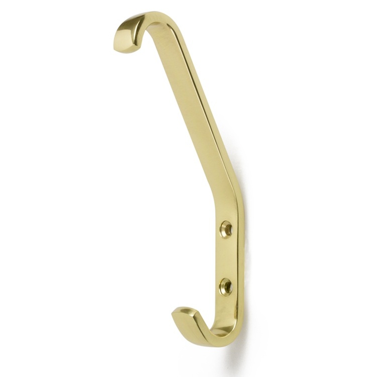 Hat hook, SKOLKROK 1020, 13 cm, Brass