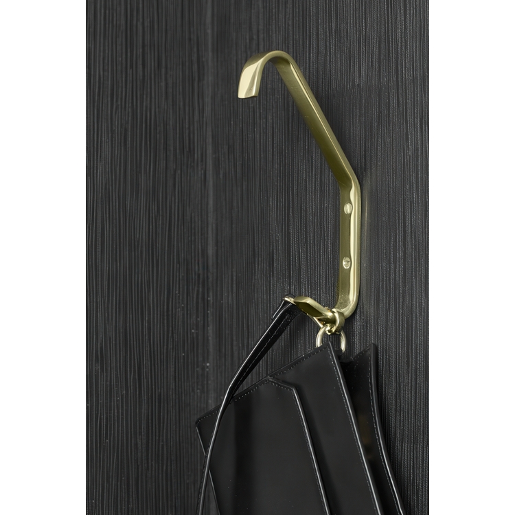 Hat hook, SKOLKROK 1020, 19 cm, Brass