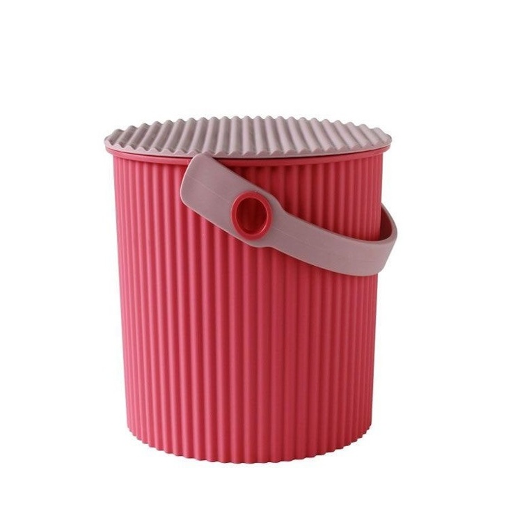 Bucket / basket with lid, LARGE OMNIOUTIL, 20L, Flamingo Pink