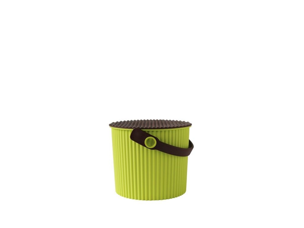 Bucket / basket with lid, MINI OMNIOUTIL, 4 L, Vivid Green
