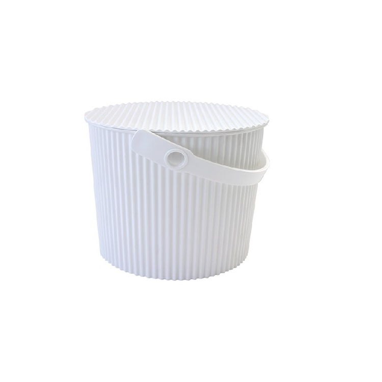 Bucket / basket with lid, MEDIUM OMNIOUTIL, 10 L, White